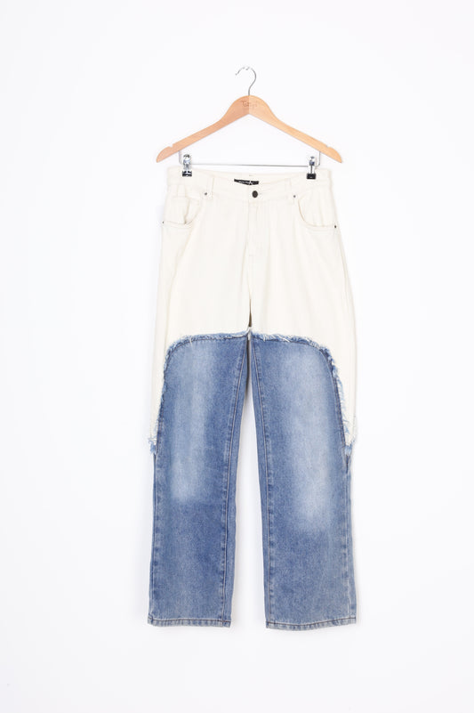Wynn Hamlyn Womens White Jeans Size 10