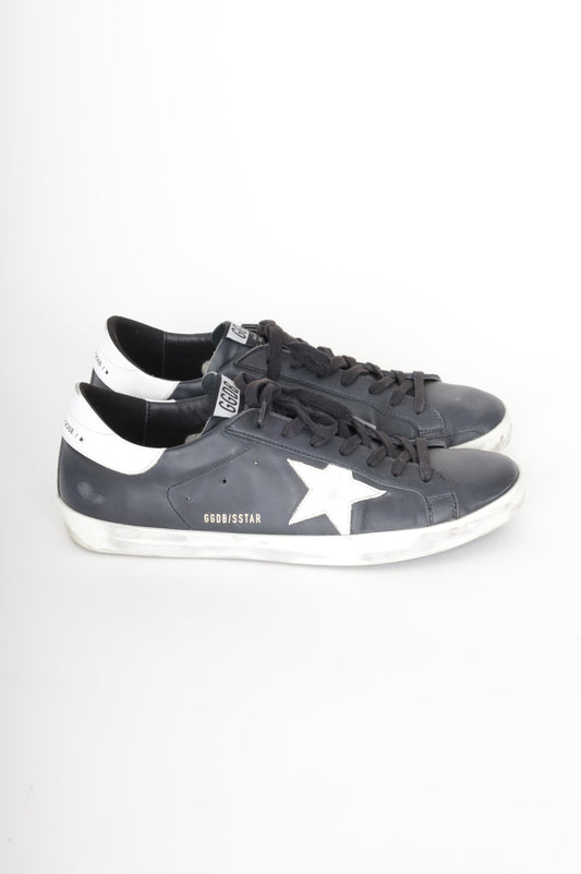 Golden Goose Superstar Mens Black Sneakers Size EU 43