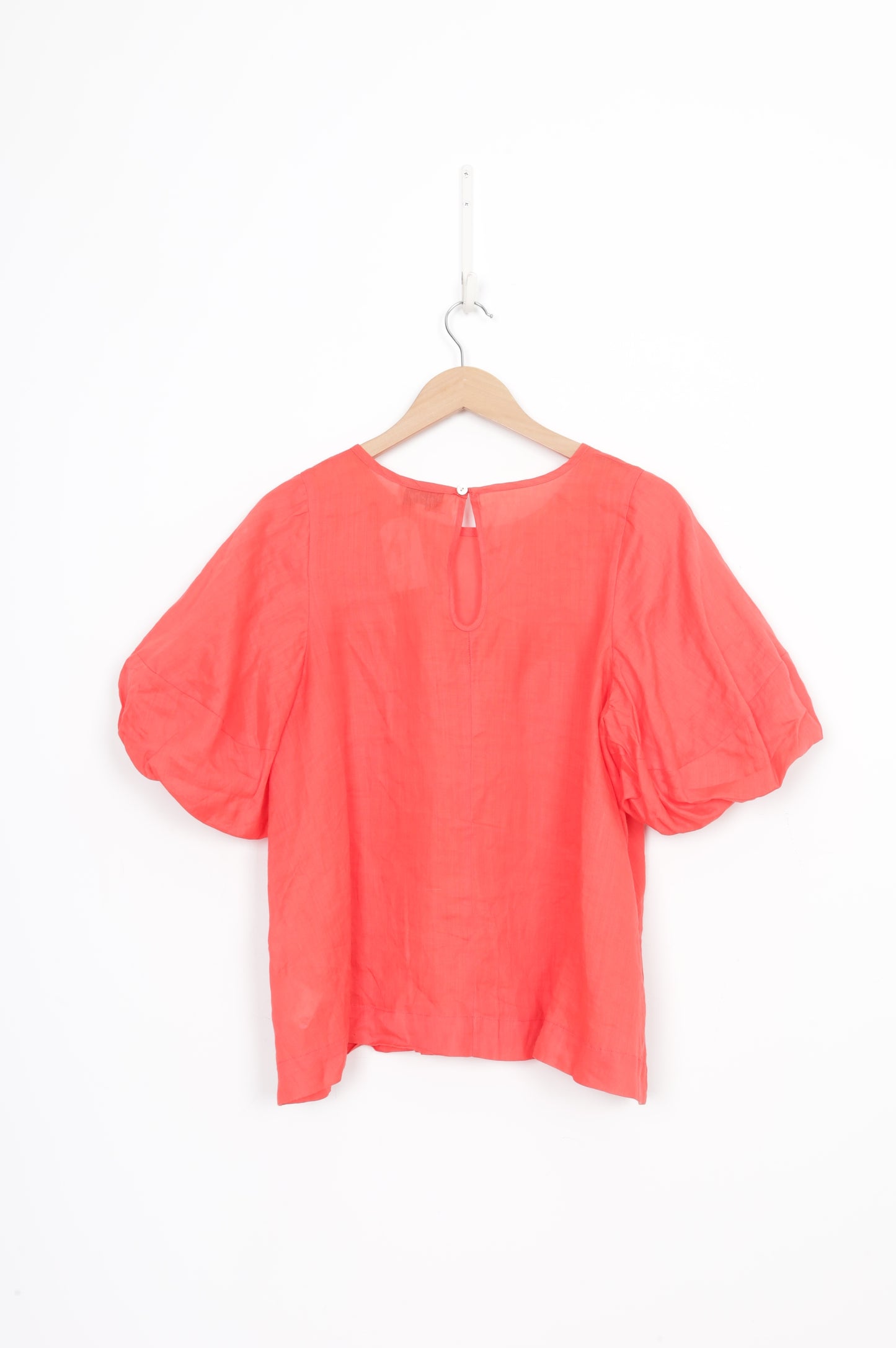 Hej Hej Womens Orange Blouse Size 10