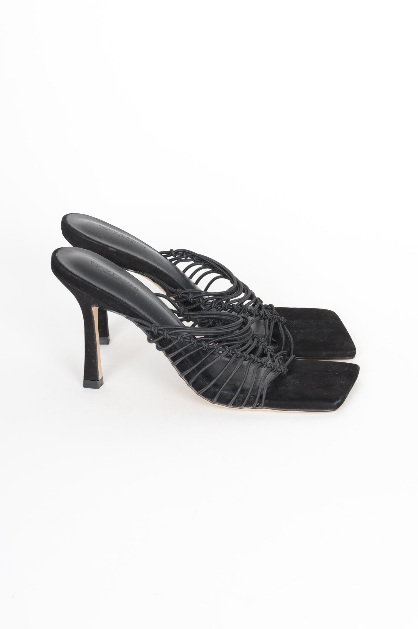 Tony Bianco Womens Black Heels Size EU 38