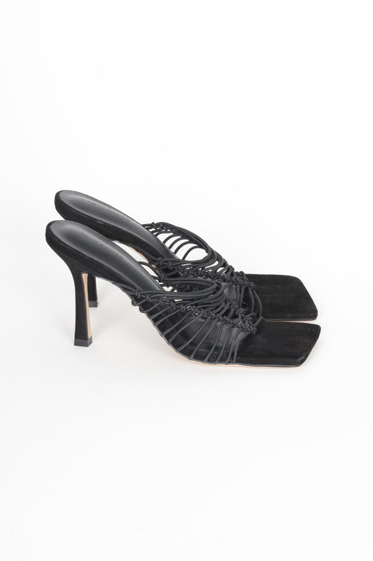 Tony Bianco Womens Black Heels Size EU 38