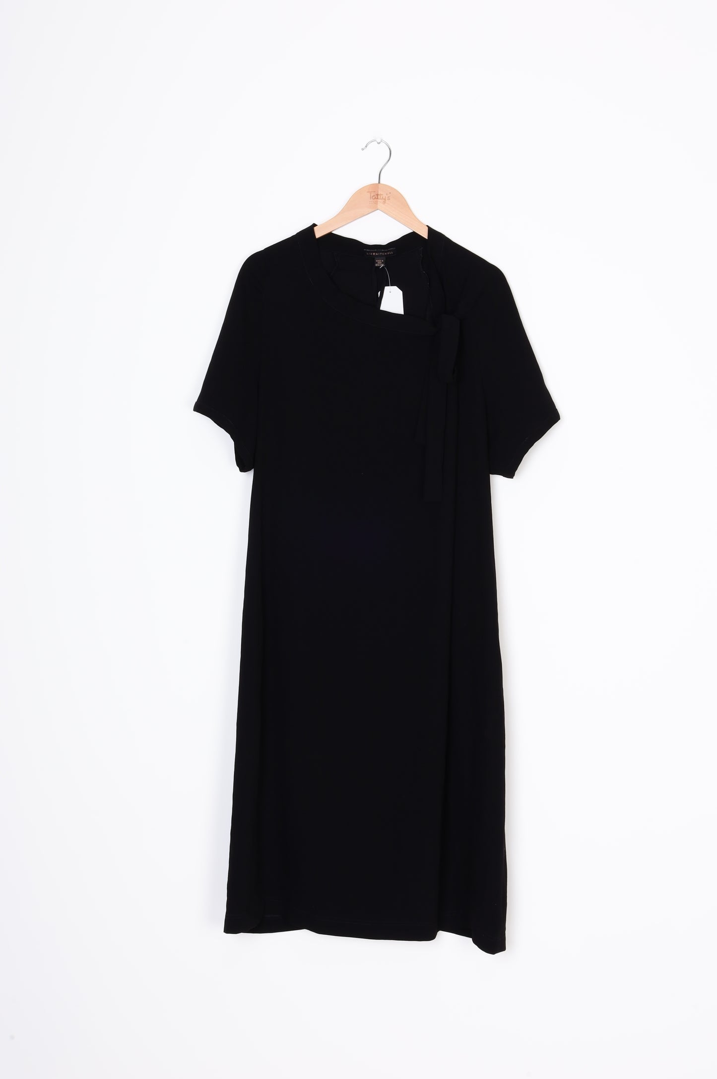 Liz Mitchell Womens Black Dress Size L