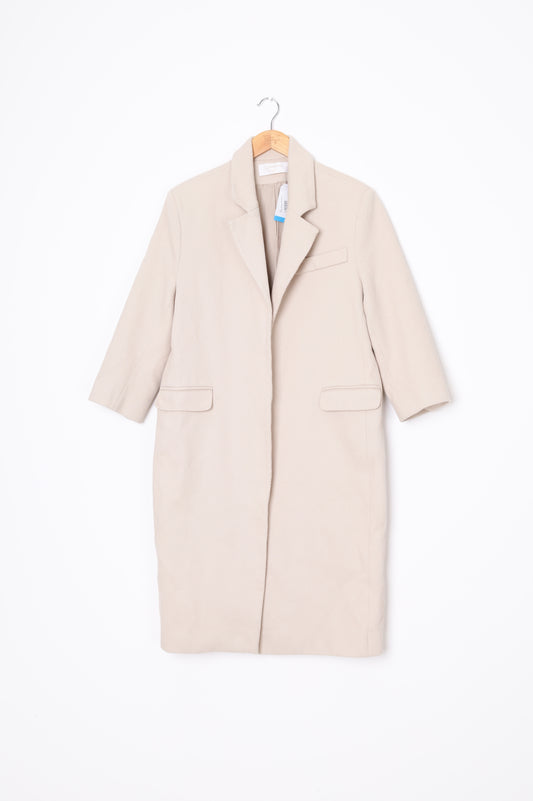Gregory Womens Cream Coat Size M