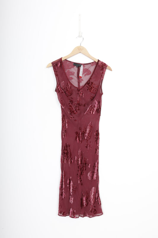 Cue Womens Purple Dress Size 10