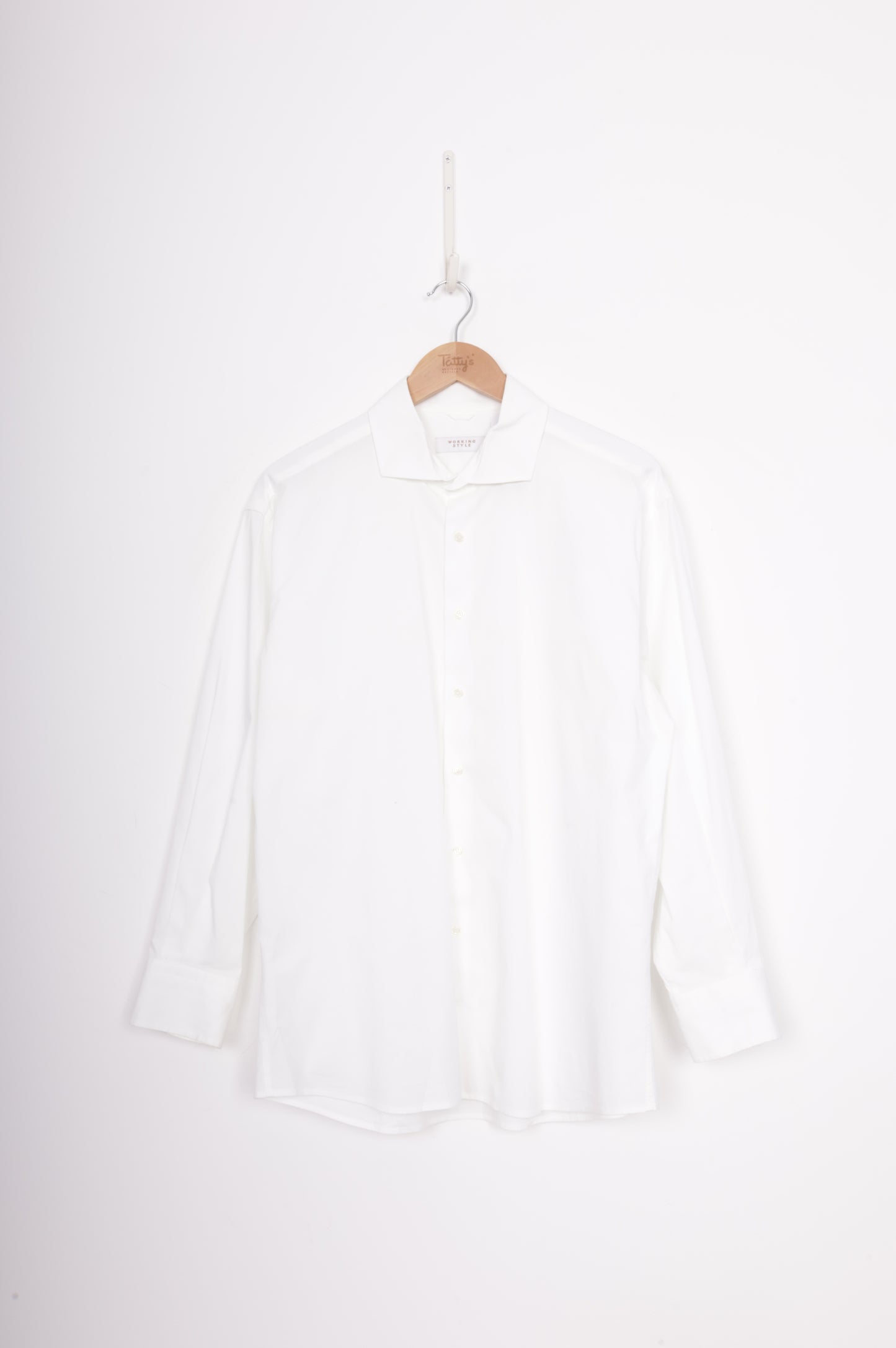 Working Style Mens White Shirt Size 42