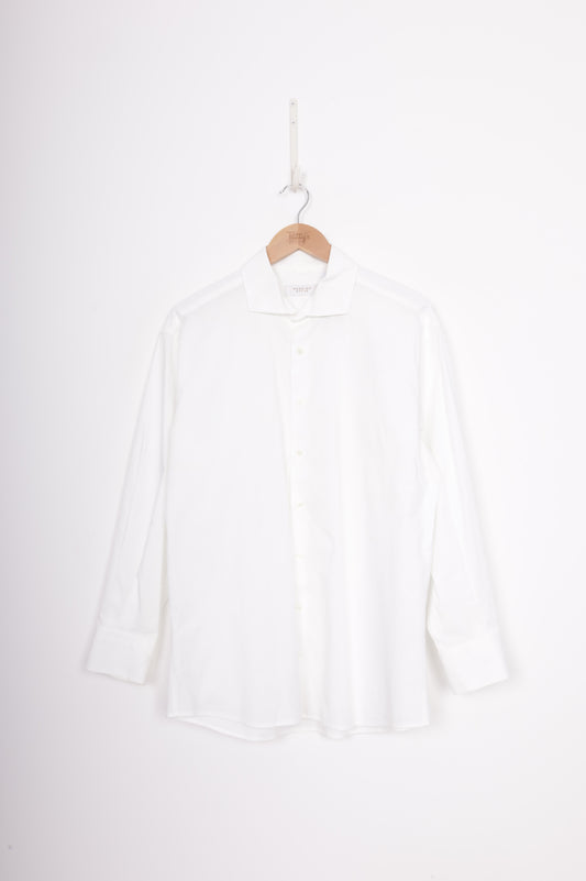 Working Style Mens White Shirt Size 42