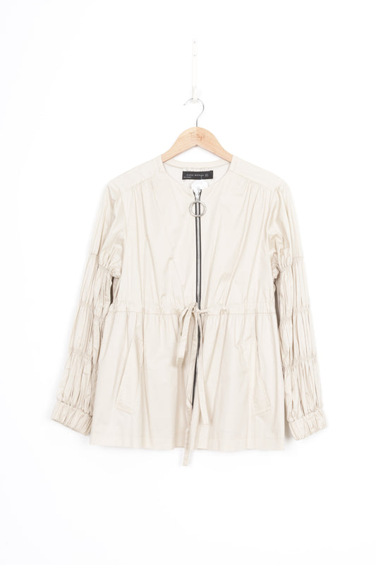 Zara Woman  Womens Beige Jacket Size M