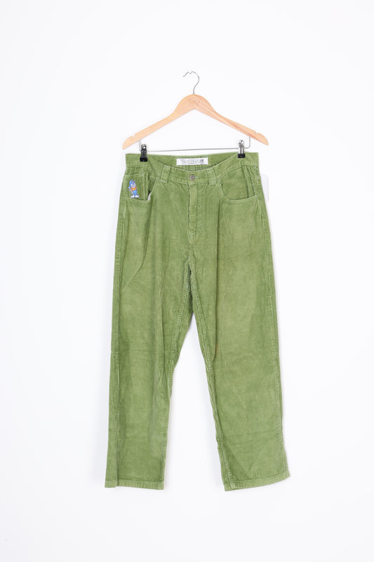 93 cords Mens Green Pants Size 32