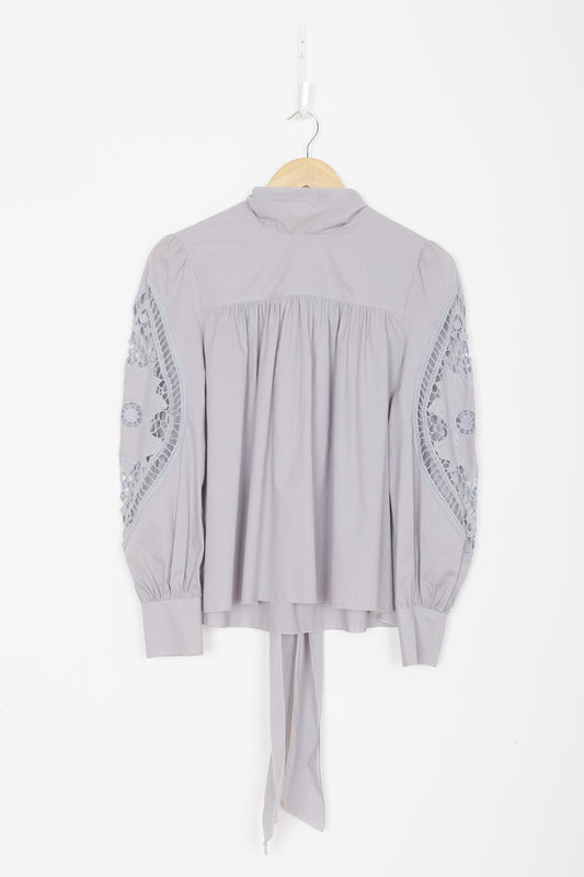seebychloe Womens Grey Shirt Size 36