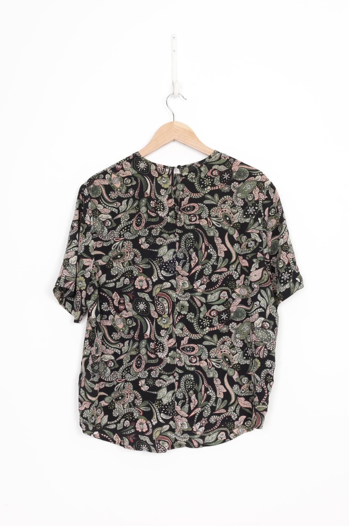 Juliette Hogan Womens Black Top Size 10