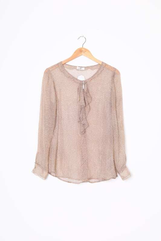 DAY Birger et Mikkelsen Womens Grey Top Size EU 36
