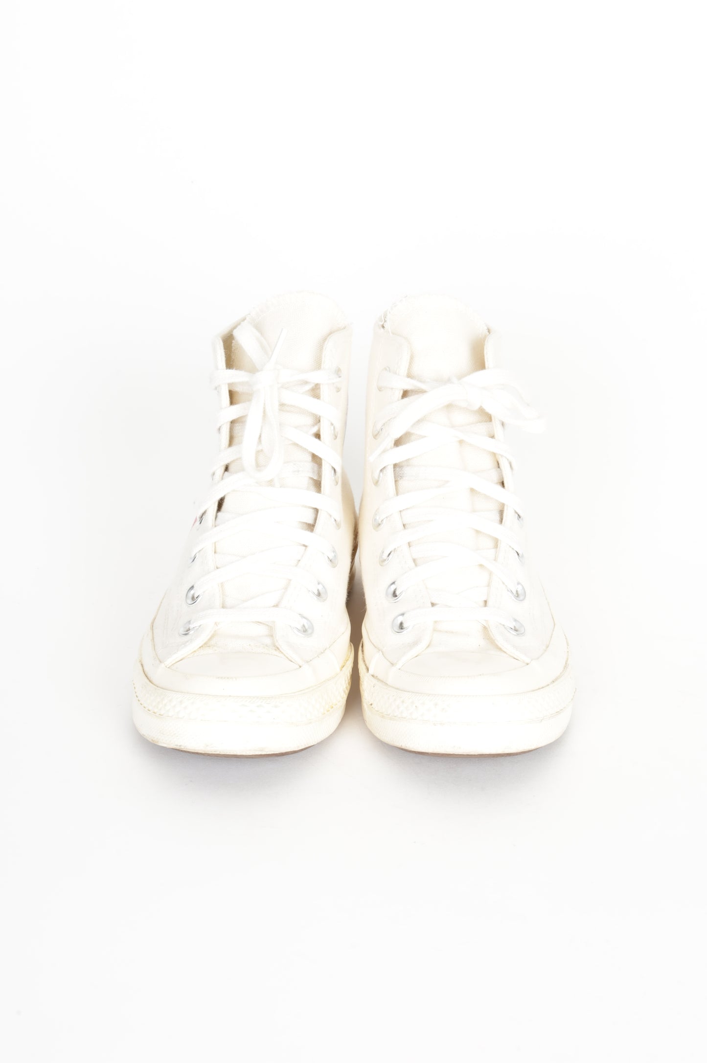 Converse X Comme Des Garcons Womens Cream Sneakers Size EU 36.5