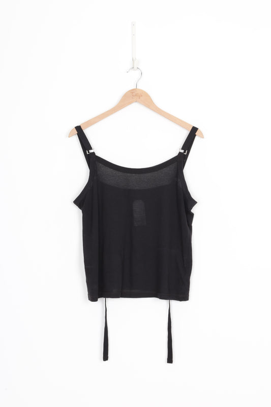 Lee Mathews Womens Black Top Size XL