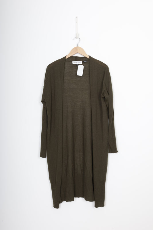 Staple + Cloth Womens Green Cardigan Size 10