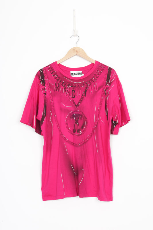 Moschino Couture Womens Pink T-shirt Size N/S