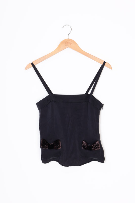 Karen Walker Womens Black Top Size 6