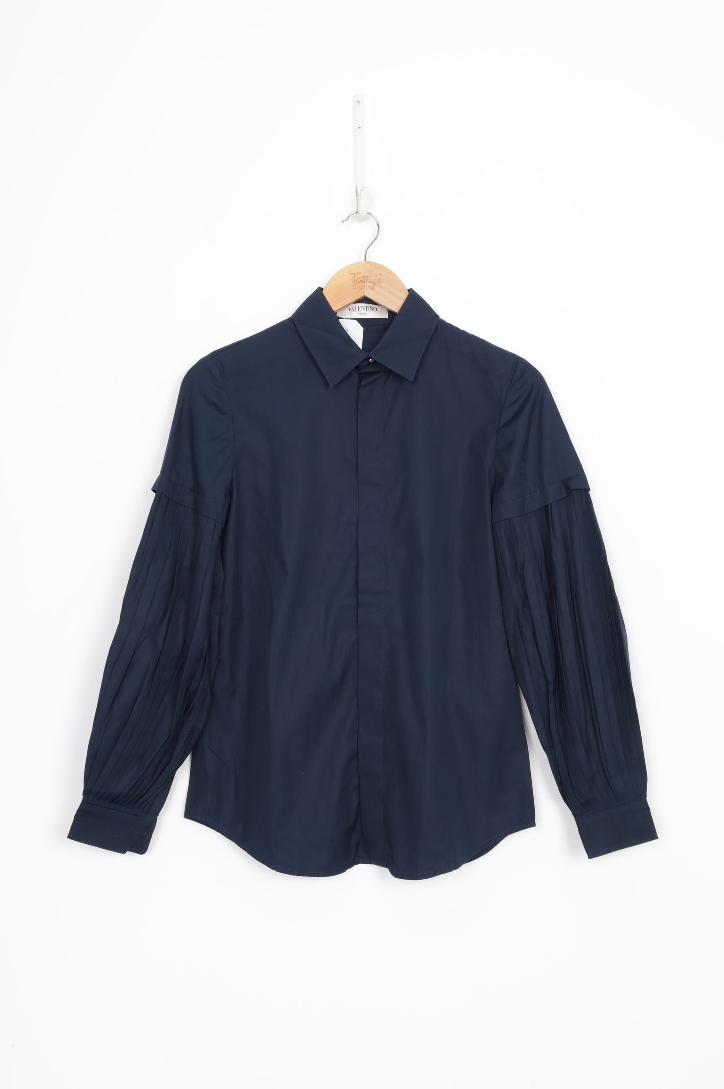 Valentino Roma Womens Blue Shirt Size 42
