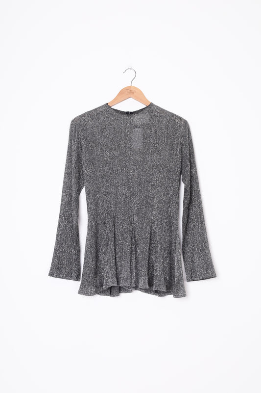 Georgia Alice Womens Metallic Top Size 10