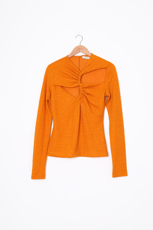 Camila & Marc Womens Orange Top Size 12