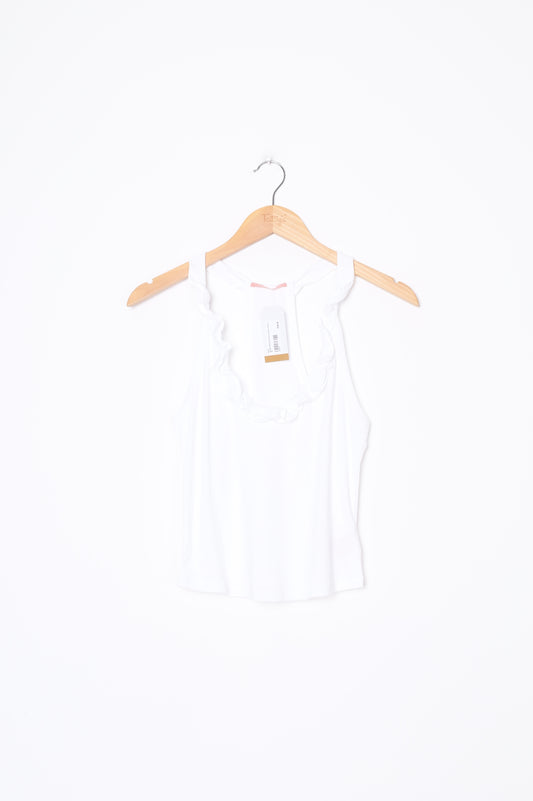 Maggie Marilyn Womens White Singlet Size M