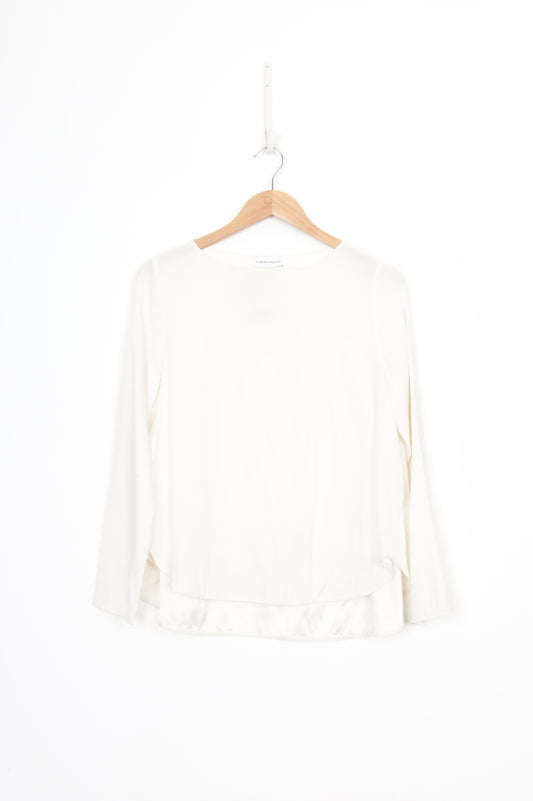 Scanlan Theodore Womens White Top Size 8