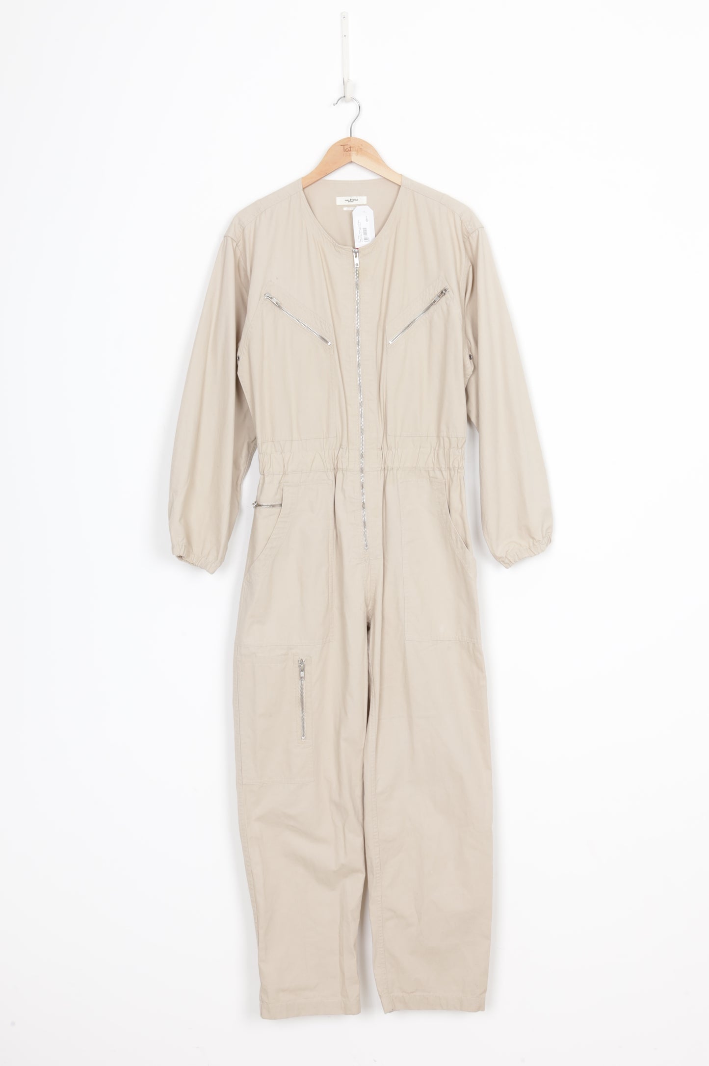 Isabel Etoile Marant Womens Beige Jumpsuit Size 40