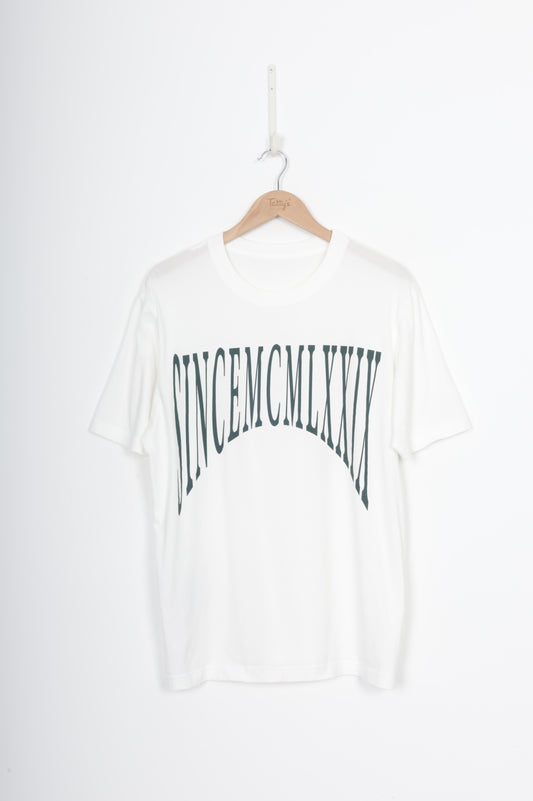 Zambesi Unisex White T-shirt Size S