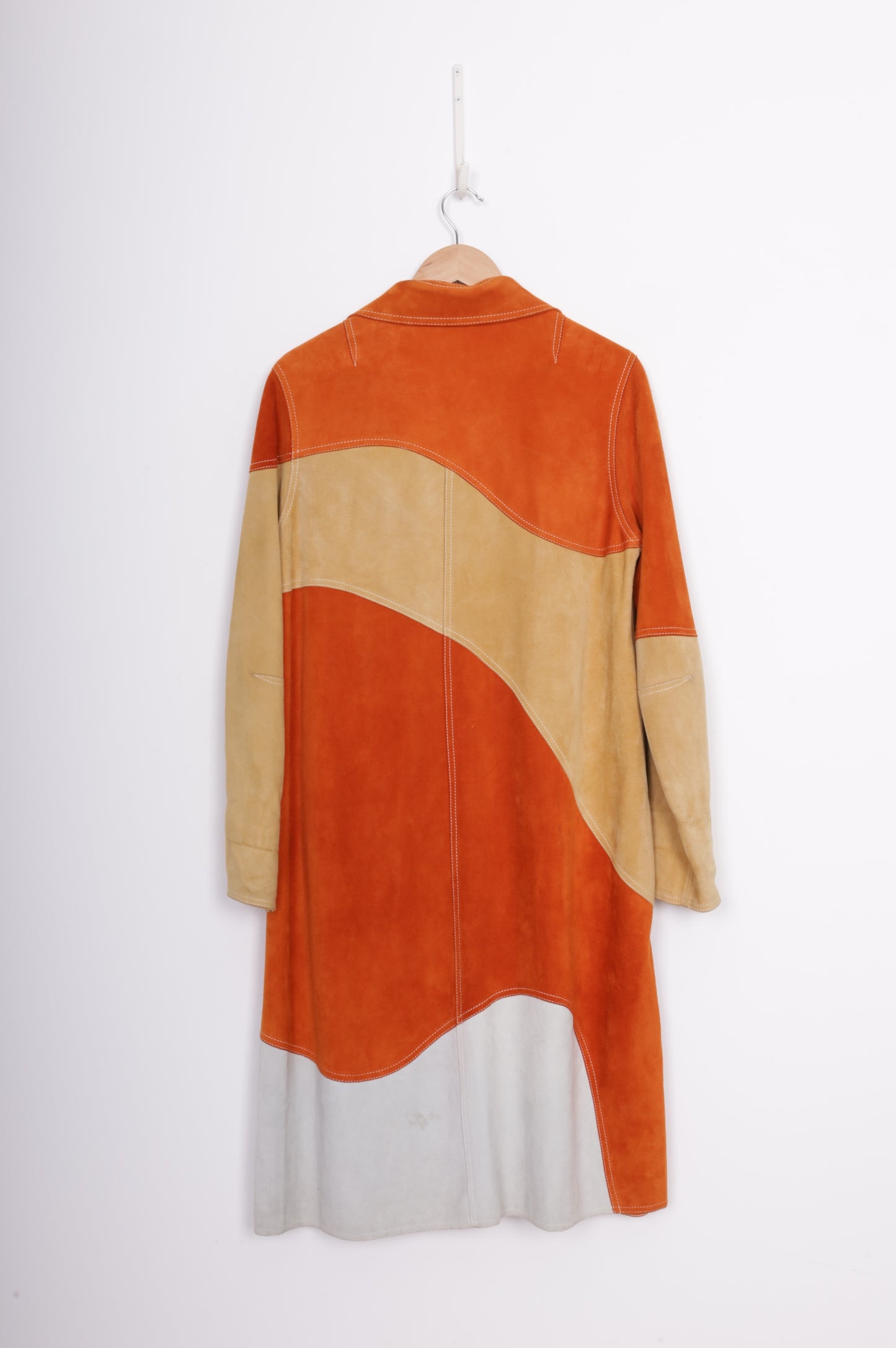 Karen Walker Womens Orange Coat Size 8