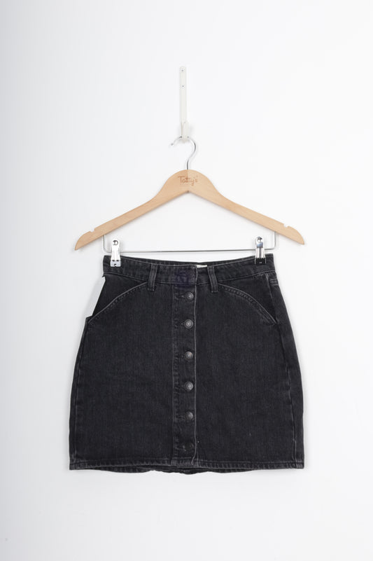 Samsoe Samsoe Womens Black Mini Skirt Size XXS