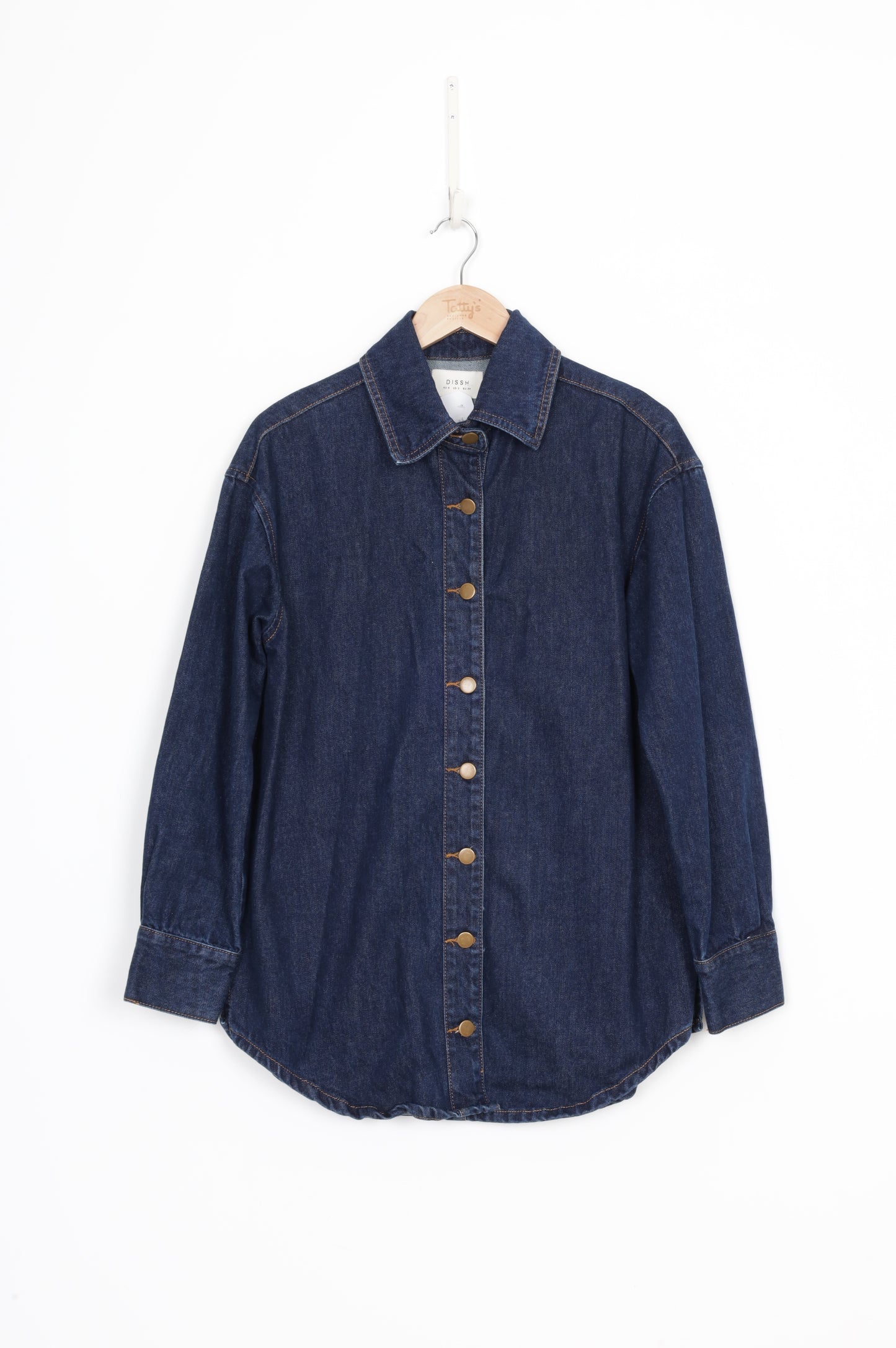 Dissh Womens Blue Jacket Size 6