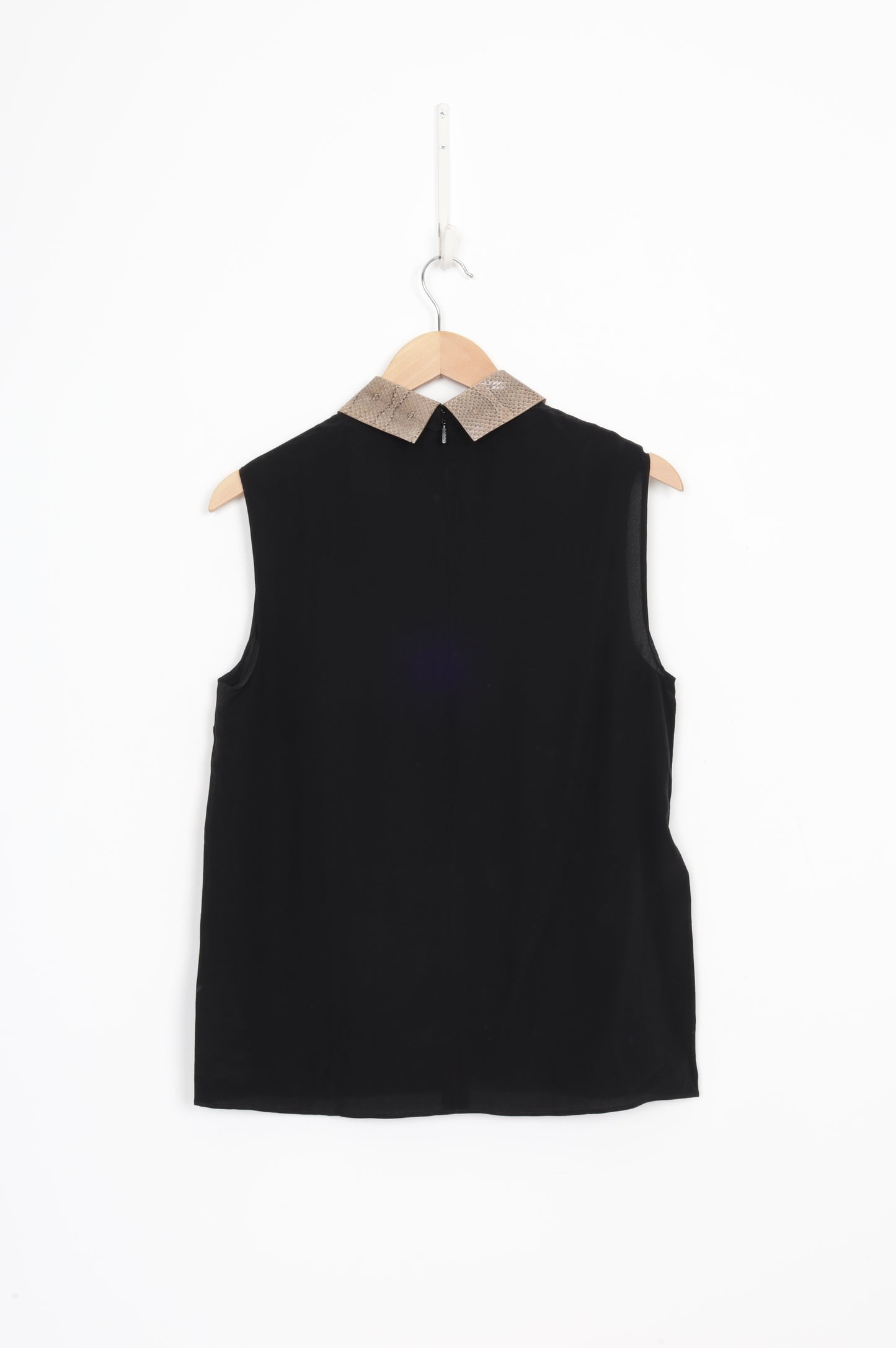 Gucci Womens Black Blouse Size 44