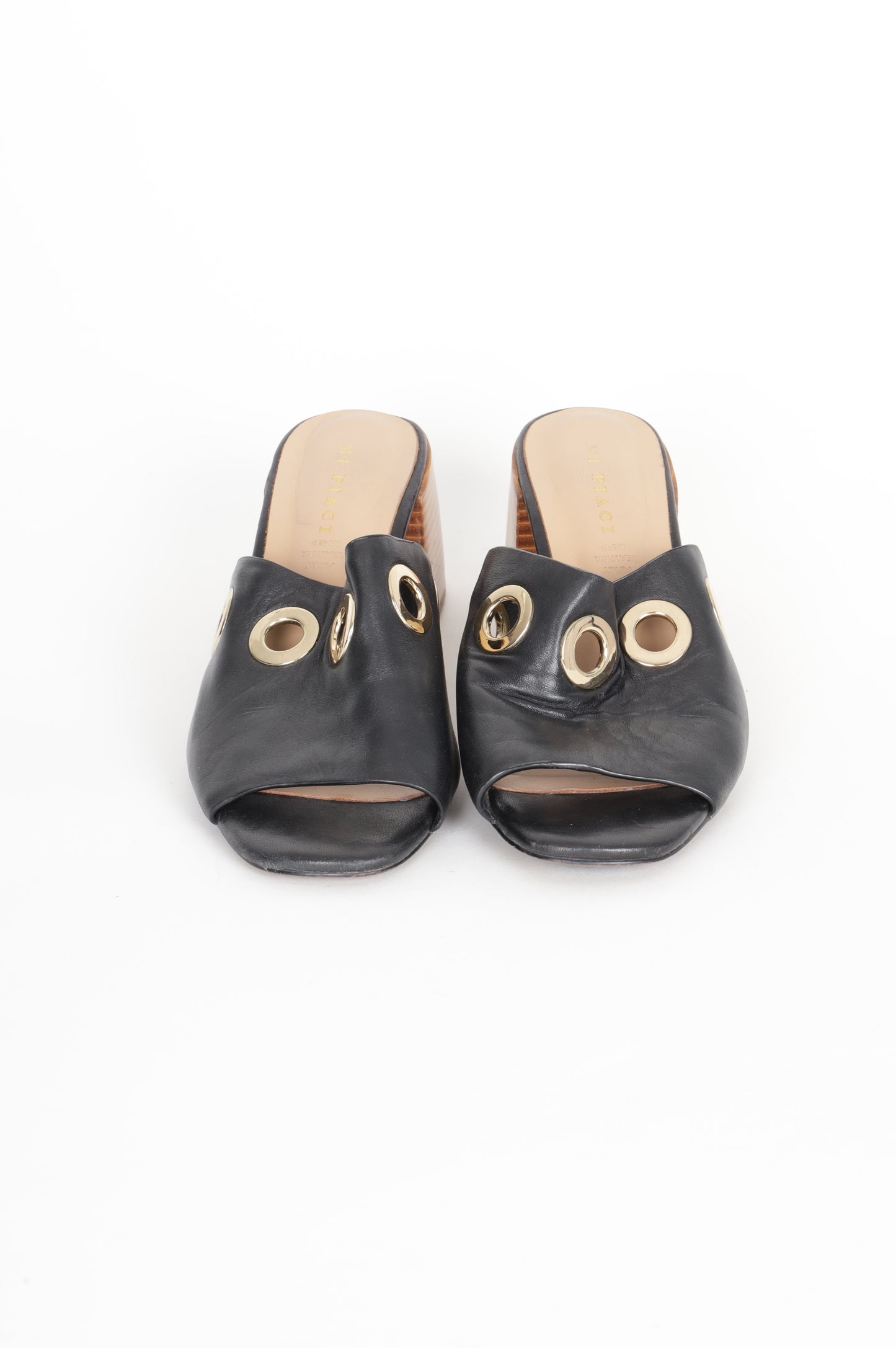 Mi Piaci Womens Black Heels Size EU 39