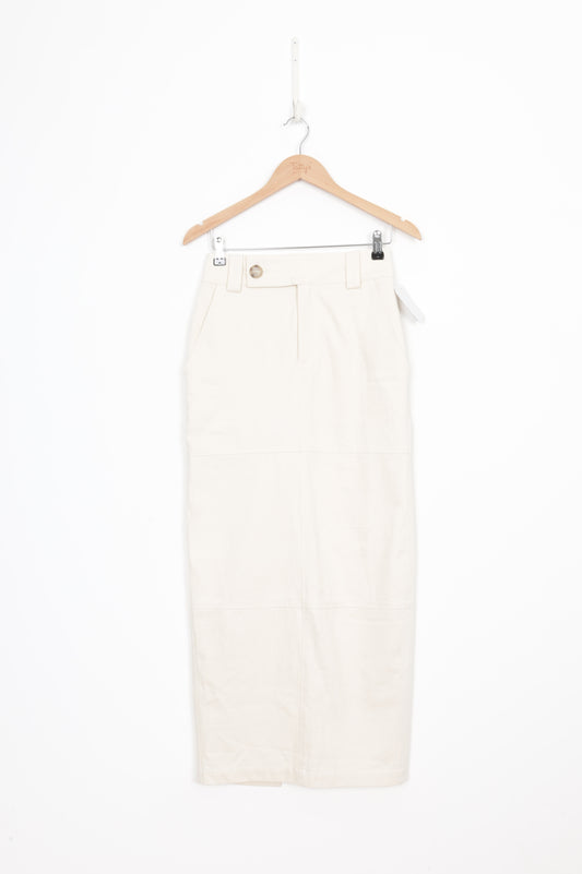 Hansen & Gretel Womens Cream Skirt Size XS