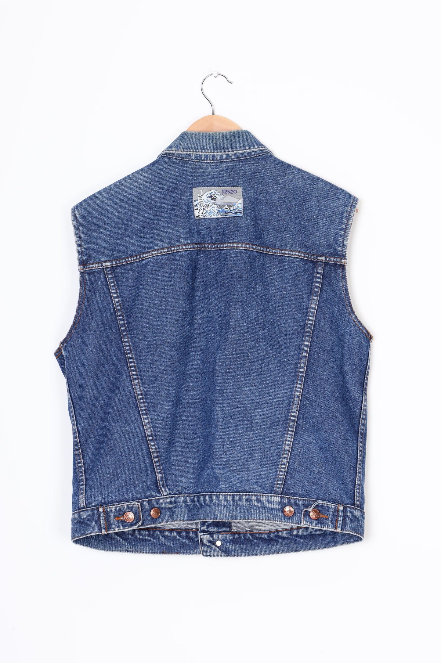 Kenzo Mens Blue Vest Size L