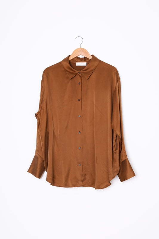 Assembly Label Womens Brown Shirt Size 12