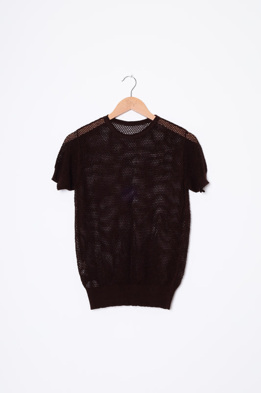 Wixii Womens Brown Top Size S