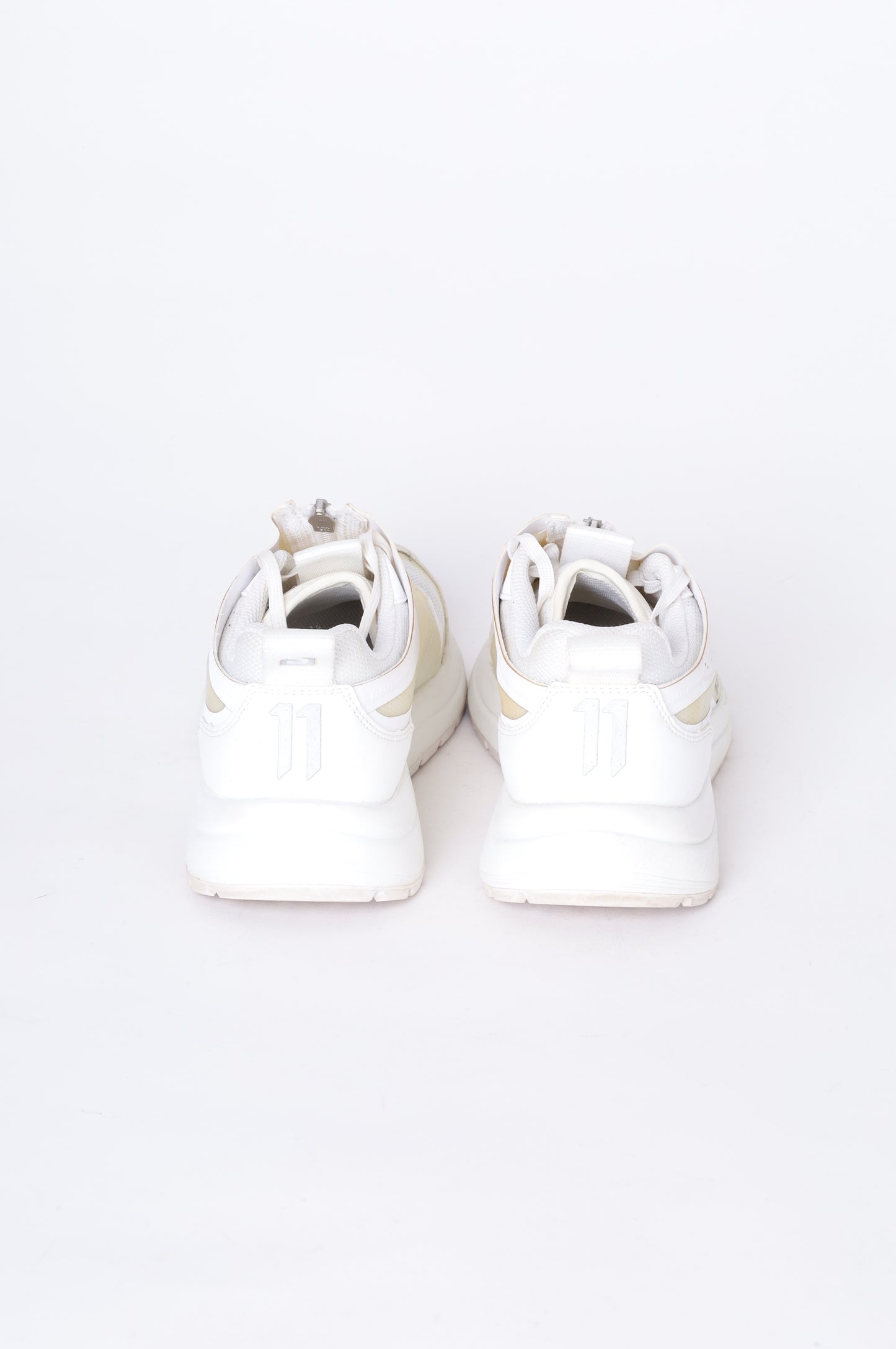 11 by Boris Bidjan x Salomon Unisex White Sneakers Size EU 41