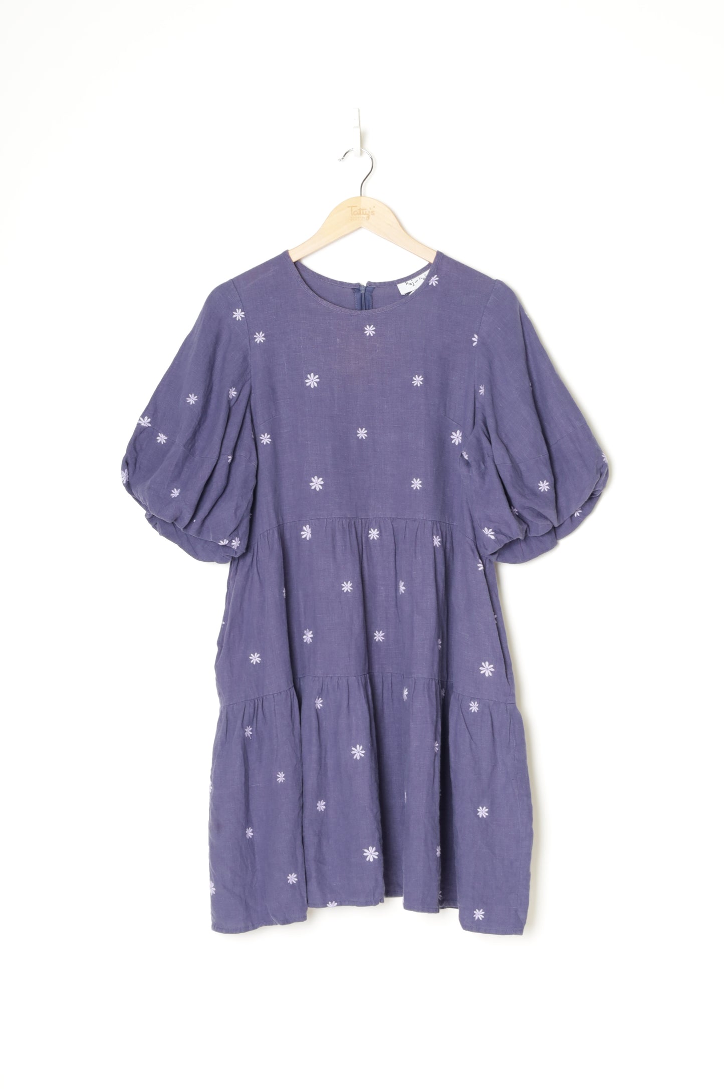 Hej Hej Womens Purple Dress Size 14