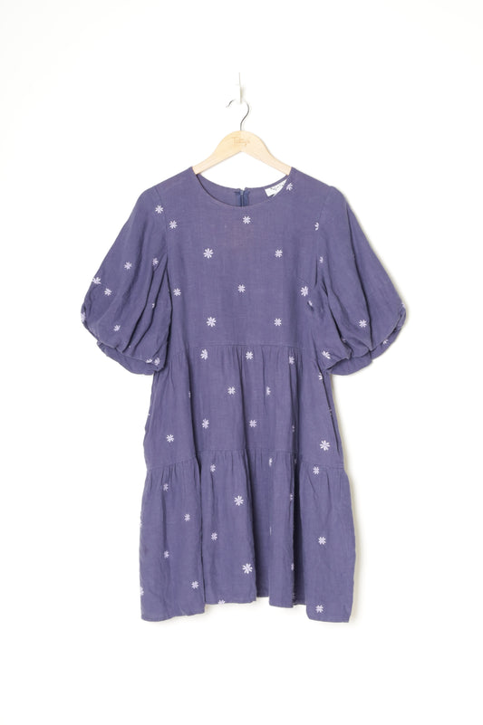 Hej Hej Womens Purple Dress Size 14