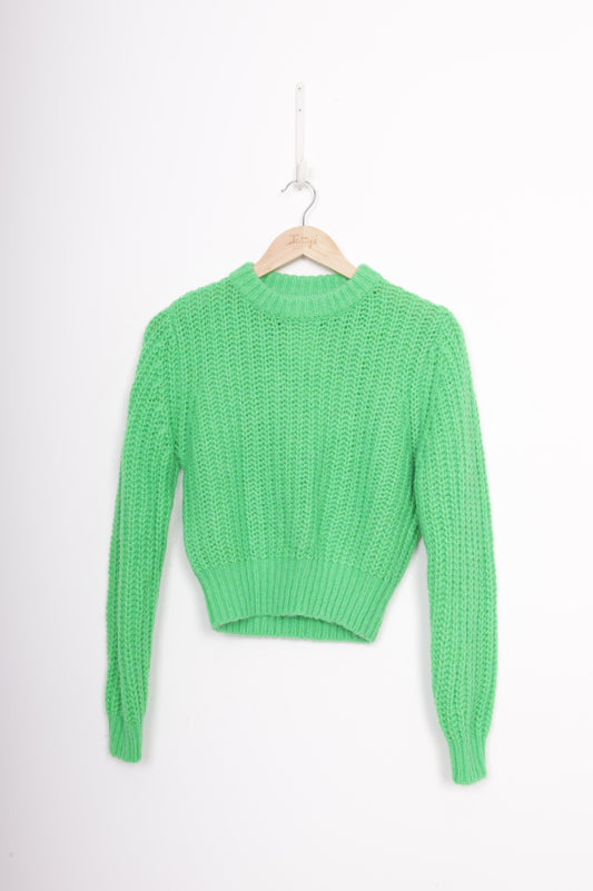 Rollas Womens Green Jumper Size 8