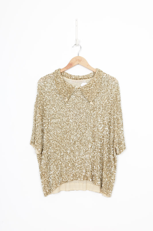 Trelise Cooper Womens Beige Top Size XS