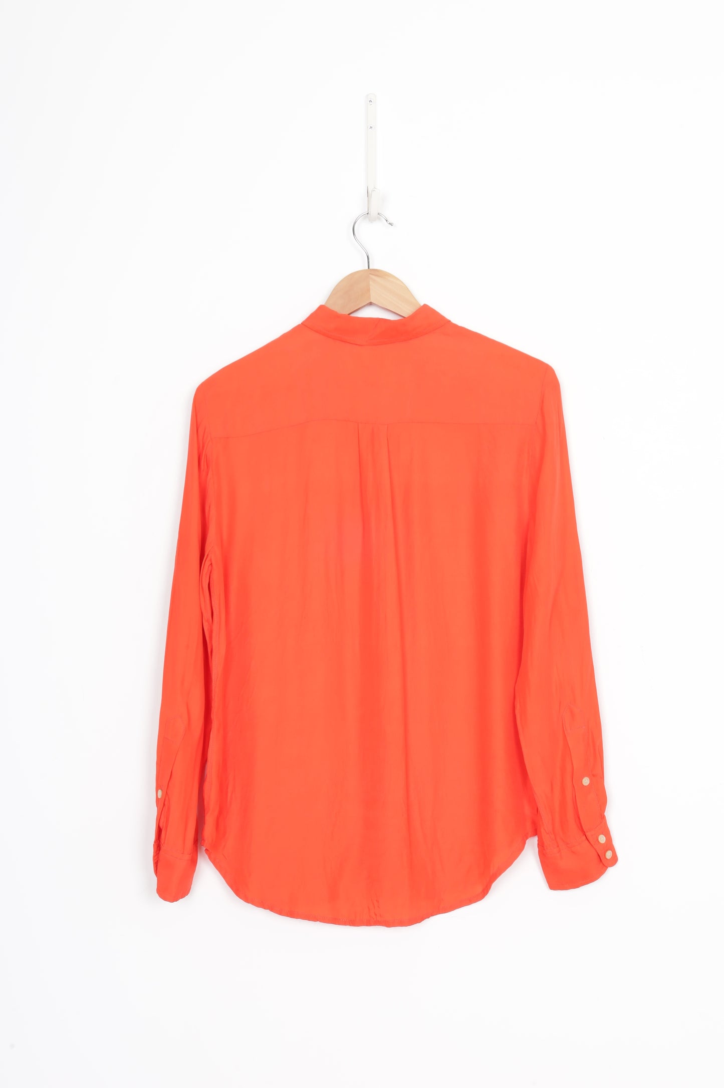 Broadway & Broome Womens Orange Shirt Size M