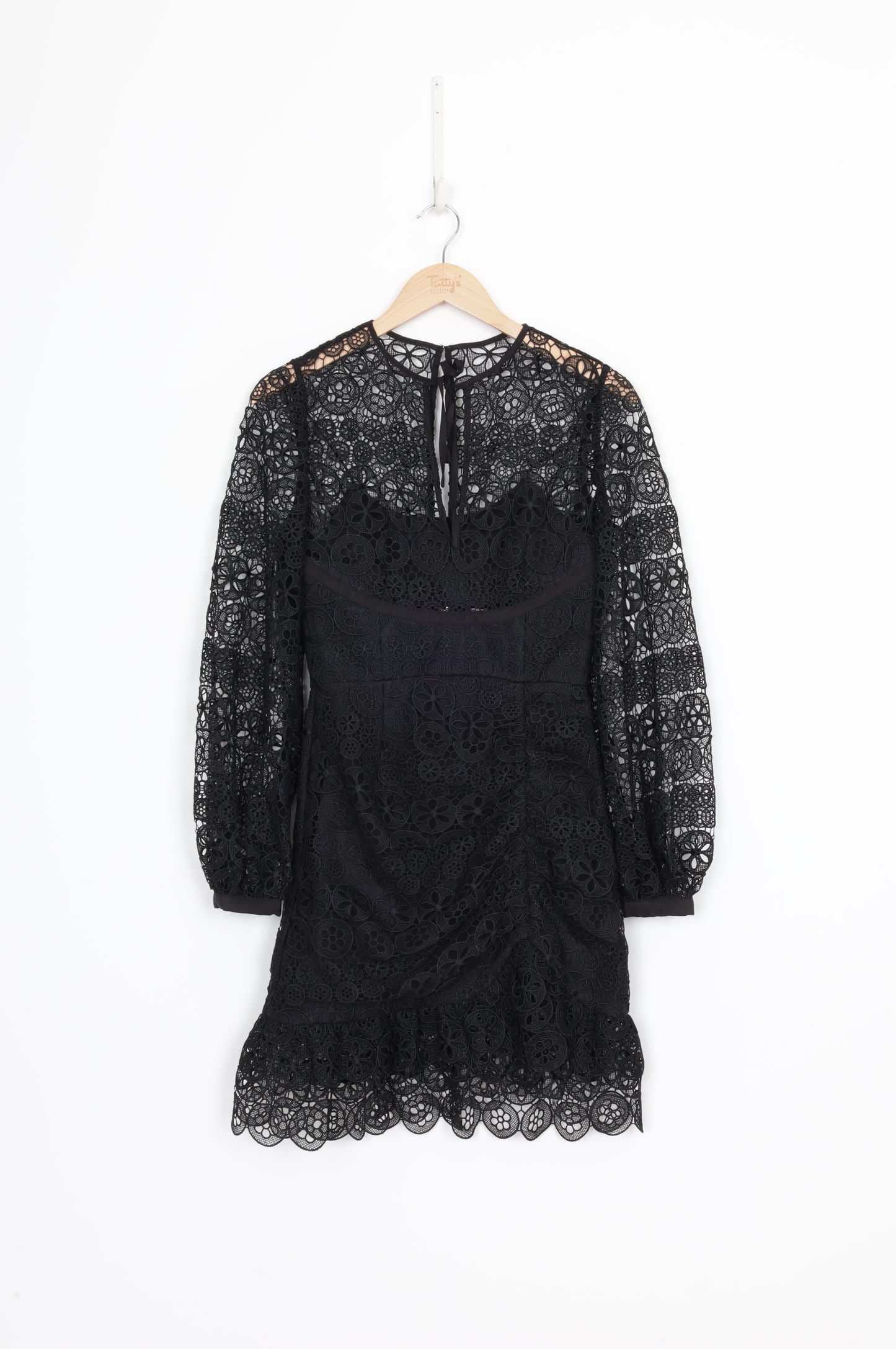 Self Portrait Womens Black Dress Size 8