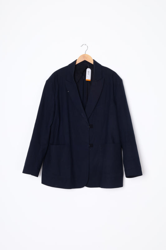Raey Womens Blue Blazer Size 12