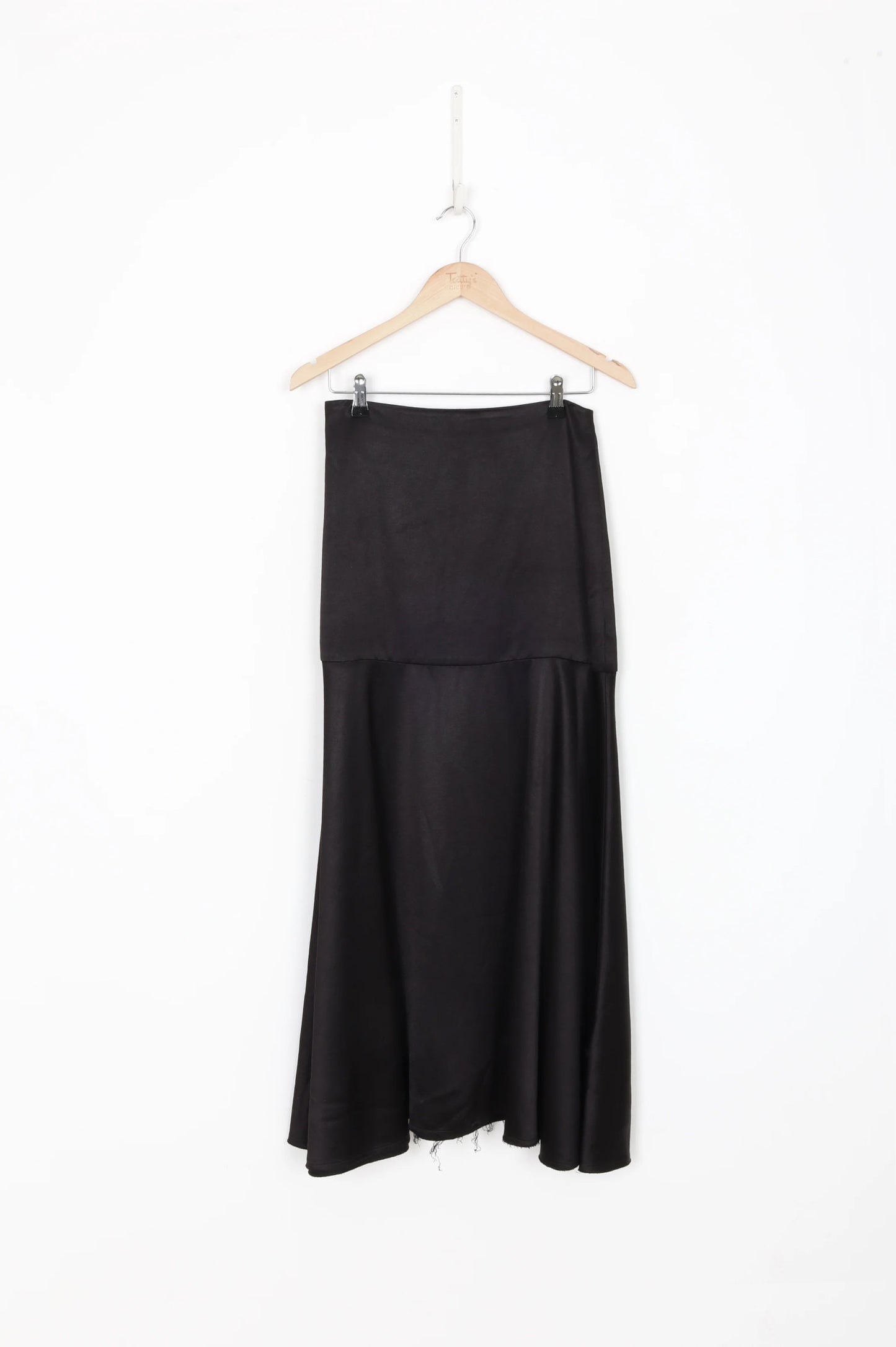 Georgia Alice Womens Black Maxi Skirt Size 8