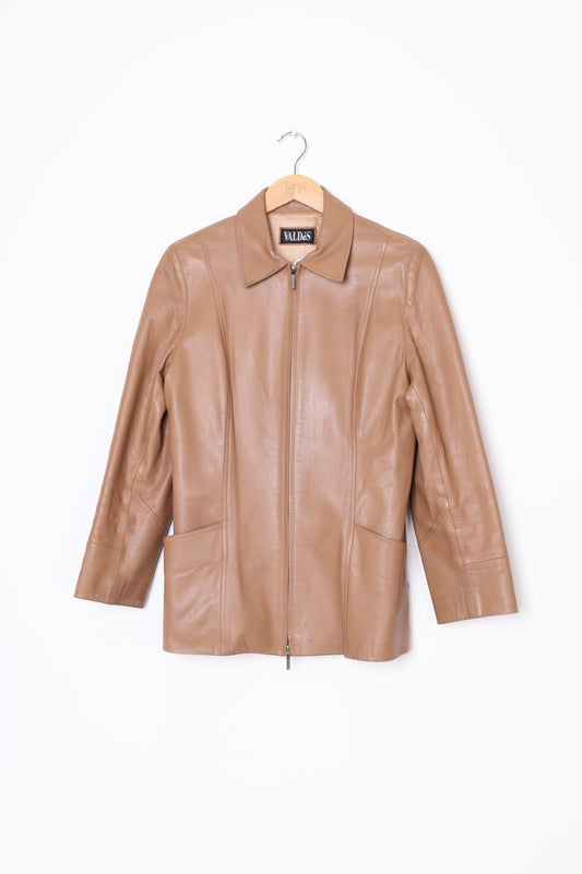 Julio valde's - Vintage Womens Brown Jacket Size L