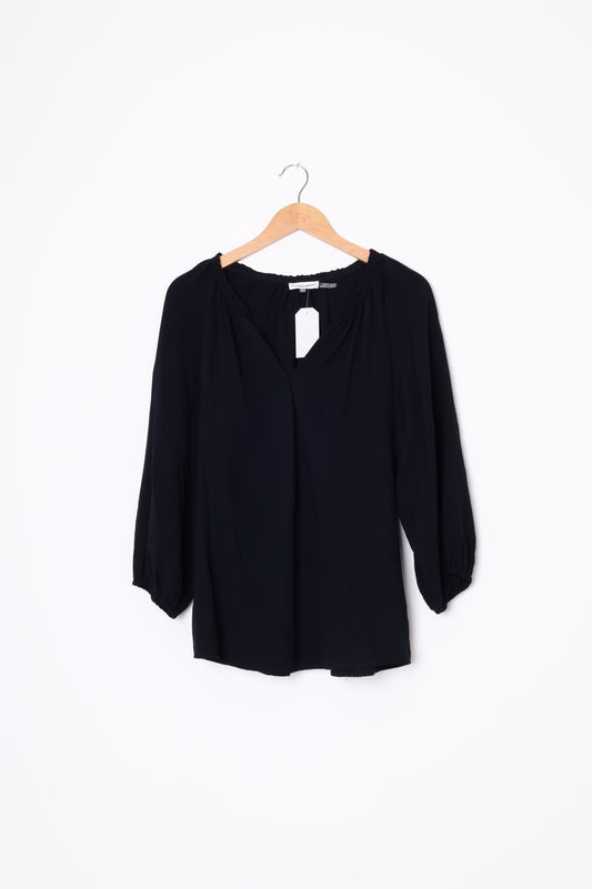 Calvin Klein Womens Black Blouse Size M
