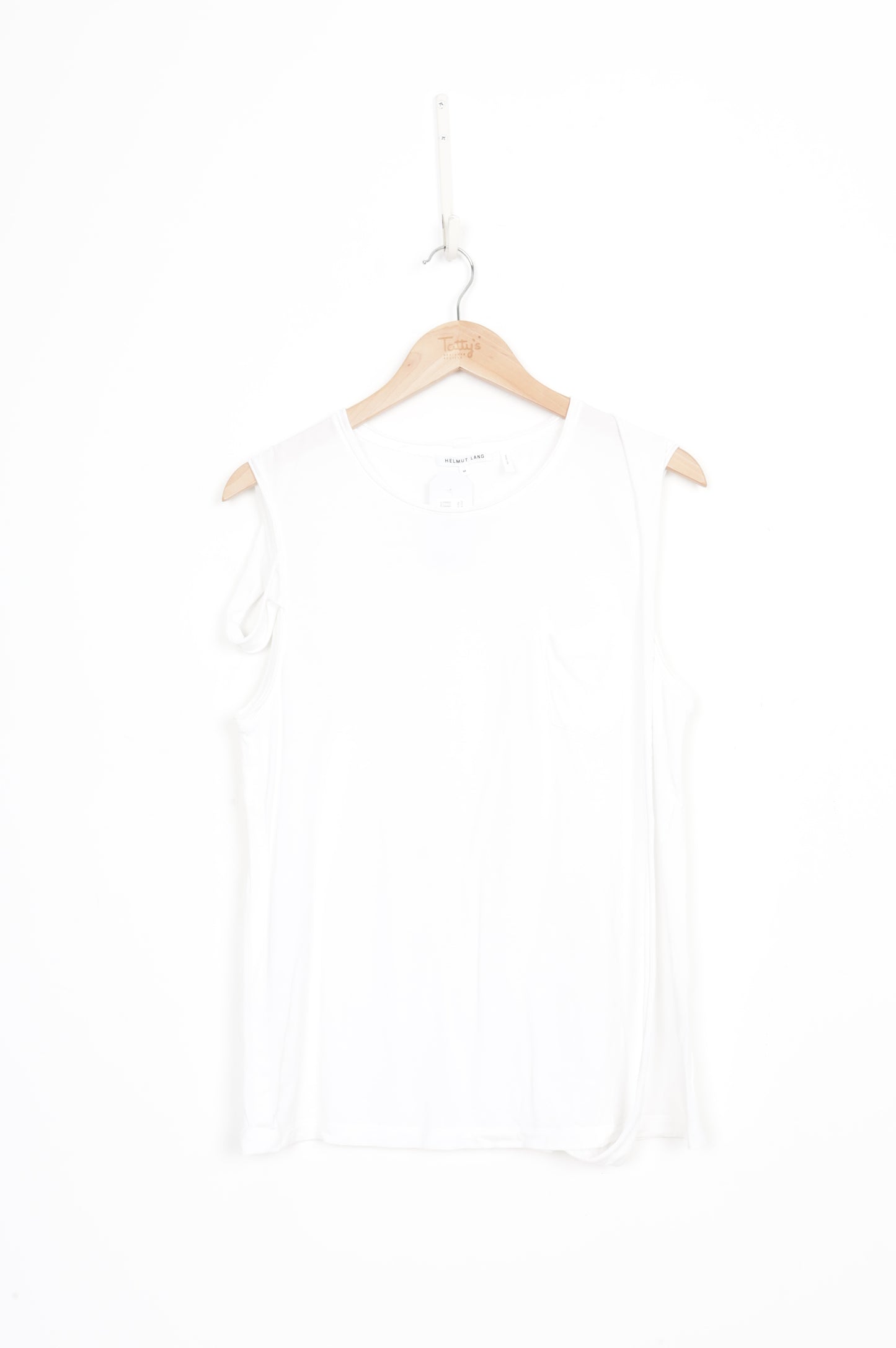 Helmut Lang Womens White Top Size M