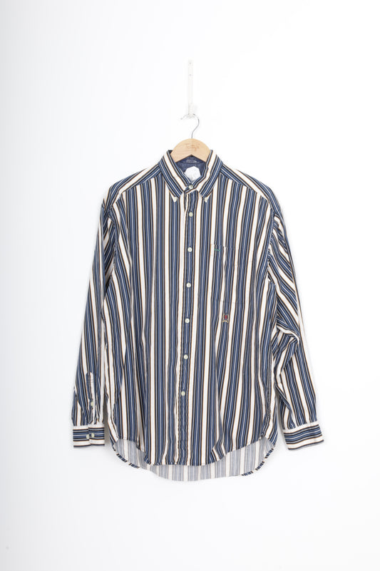 Tommy Hilfiger Womens Blue Shirt Size M