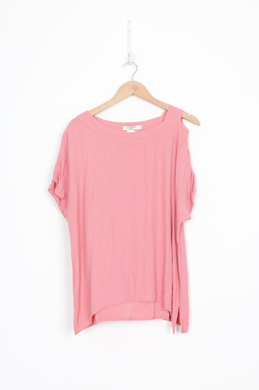 Fray the Label Womens Pink Top Size 16